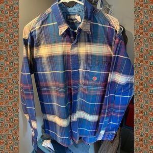 Wrangler Mens Button Down Large